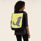 Sac À Dos Illustration de chinchilla gris mignon (Porté)