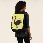 Sac À Dos Illustration de cygne noir (Porté)