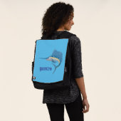 Sac À Dos Illustration de dessin animé amusant d'espadon voi (Porté)