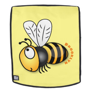 Sac À Dos Illustration de dessin animé d'abeilles joyeux