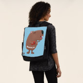 Sac À Dos Illustration de dessin animé de capybara ukulele (Porté)