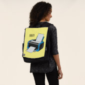 Sac À Dos Illustration de dessin d'imprimante (Porté)