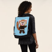 Sac À Dos Illustration de panda rouge mignon (Porté)