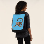Sac À Dos Illustration d'ocelot mignon (Porté)