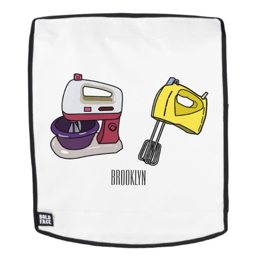 Sac À Dos Illustration du mixer (Devant amovible)