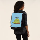 Sac À Dos Illustration d'un dimétrodon vert mignon (Porté)