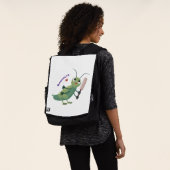 Sac À Dos Illustration d'un insecte du cricket vert mou (Porté)