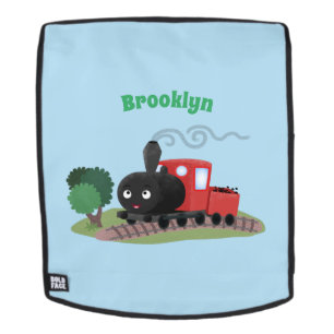 Sac À Dos Illustration d'une locomotive à vapeur mûre