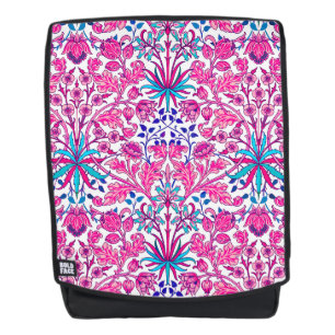 Sac À Dos Impression d'hyacinthe de William Morris, rose fuc