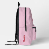 Sac À Dos Imprimé 6 7 Six Seven Meme Trend Girls Pink Backpack (Gauche)