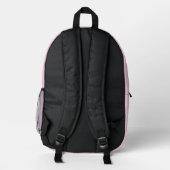 Sac À Dos Imprimé 6 7 Six Seven Meme Trend Girls Pink Backpack (Verso)