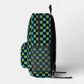 Sac À Dos Imprimé à damiers Motif du drapeau rwandais (Droite)