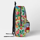 Sac à dos imprimé à fraises d'été modifiable (Gauche)