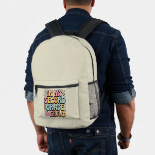 Sac À Dos Imprimé À l'ère de ma deuxième année 2e année Enseignant R