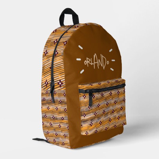 Sac à dos imprimé à motifs (Coin arrière gauche)