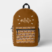 Sac à dos imprimé à motifs (Recto)