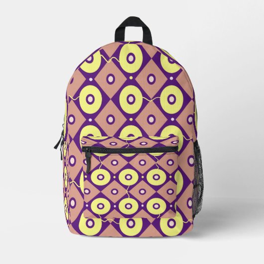 Sac à dos imprimé à motifs (Recto)