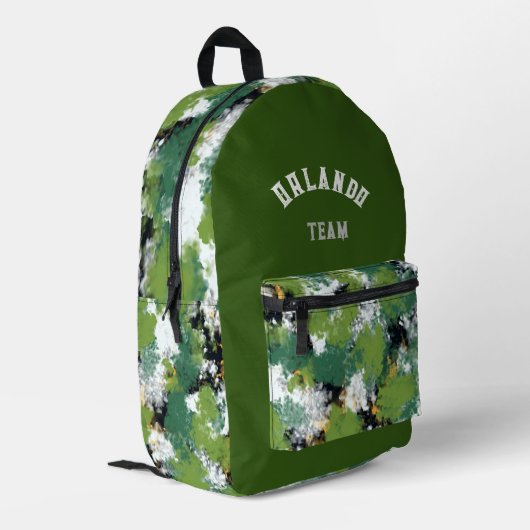 Sac à dos imprimé à motifs (Coin arrière gauche)