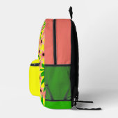 Sac à dos imprimé à motifs floraux (Droite)