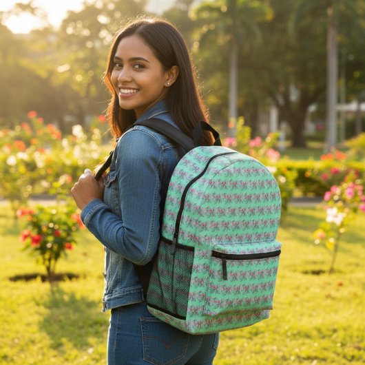 Sac à dos imprimé à poils