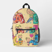 Sac À Dos Imprimé ABC School Kids (Recto)