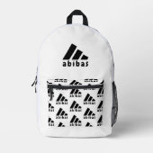 Sac À Dos Imprimé Abibas - ADIDAS Parody Logo Funny Gag Gift (Recto)