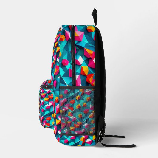 Sac À Dos Imprimé Abstract geometric pattern design 14 - Backpack (Droite)