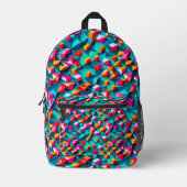 Sac À Dos Imprimé Abstract geometric pattern design 14 - Backpack (Recto)