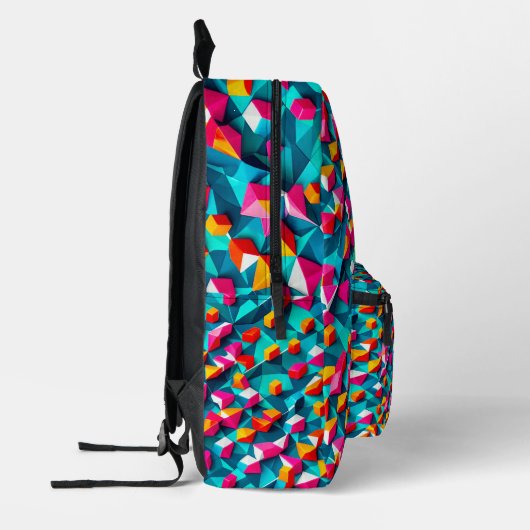 Sac À Dos Imprimé Abstract geometric pattern design 14 - Backpack (Gauche)