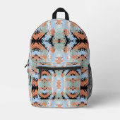 Sac À Dos Imprimé Abstract Split Ends Pattern And Soft Pastels (Recto)