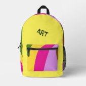 Sac À Dos Imprimé Abstracted Printed Backpack (Recto)