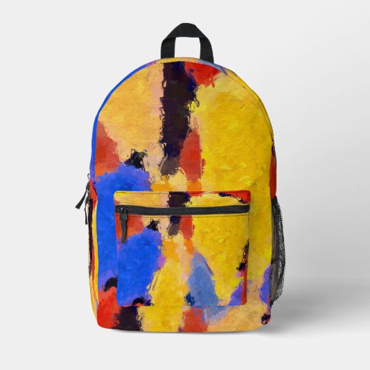 Sac À Dos Imprimé Abstrait au milieu du siècle (Recto)
