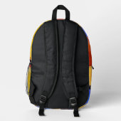 Sac À Dos Imprimé Abstrait au milieu du siècle (Verso)