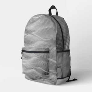 Sac À Dos Imprimé Abstrait en acier brossé