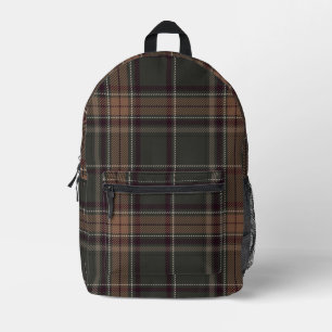 Sac À Dos Imprimé Academia Green Plaid