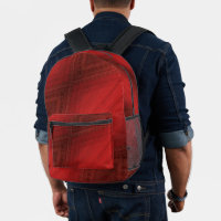 Acceptation | Motif de Boho Eclectique Rouge