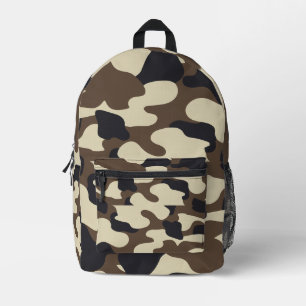 Sac À Dos Imprimé Accessoires Camouflage