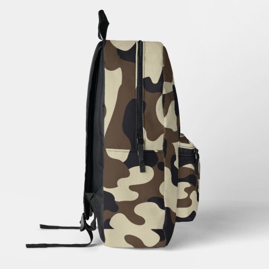 Sac À Dos Imprimé Accessoires Camouflage (Gauche)