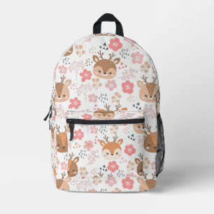 Sac À Dos Imprimé Adorable animal forestier d'automne