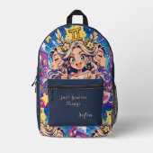Sac À Dos Imprimé Aesthetic Gemini Anime Custom School Backpack (Recto)