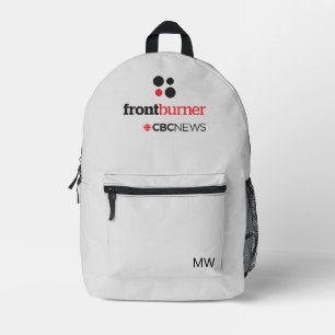 Sac À Dos Imprimé Affiche de la CBC Front Burner