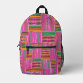 Sac À Dos Imprimé Africain (Recto)