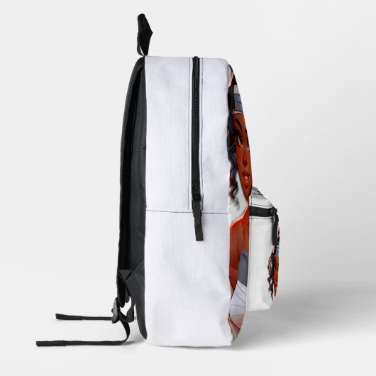 Sac À Dos Imprimé Afro-Américain Samurai sans peur (Gauche)