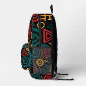 Sac À Dos Imprimé Afro Tribal Pattern Colorful Abstract  (Droite)