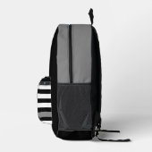 Sac À Dos Imprimé Agent correctionnel monogrammé Mince ligne argent (Droite)