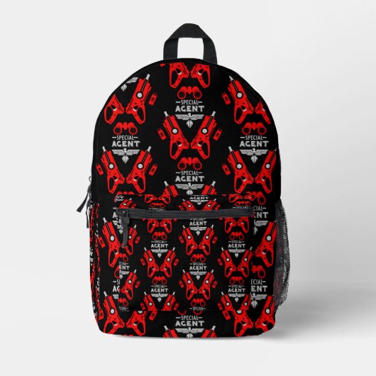 Sac À Dos Imprimé Agent spécial (Recto)