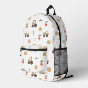 Sac À Dos Imprimé Agritourisme jardin aquarelle Motif amusant