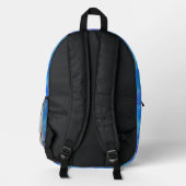 Sac À Dos Imprimé Ailes bleues (Verso)
