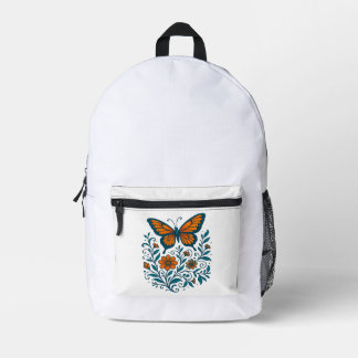 Sac À Dos Imprimé Ailes de l'Harmonie du Jardin