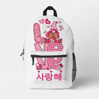 Sac À Dos Imprimé Aimer Coréen mignon Gnome
